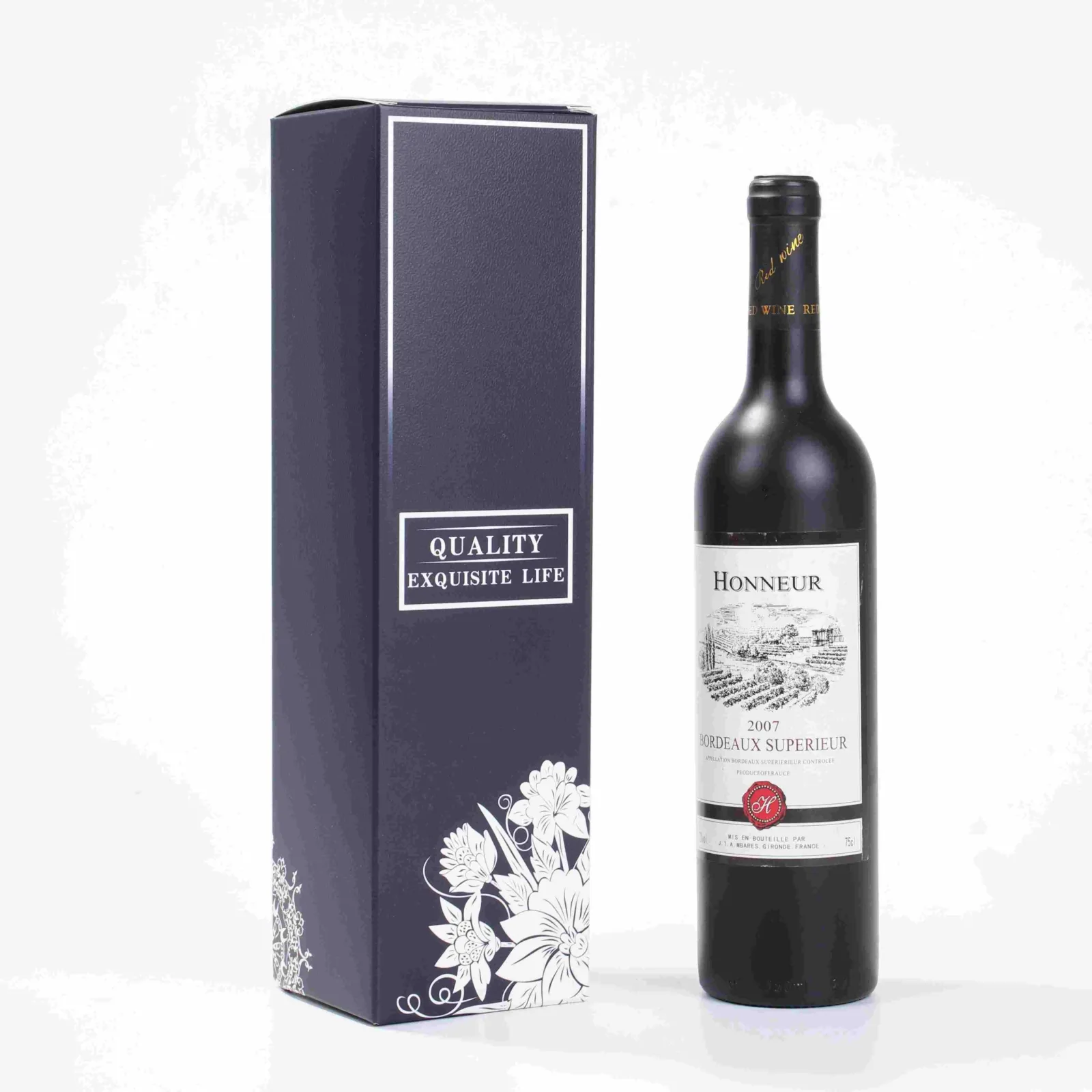 750ml Wine Gift Box Set with Paper Bag