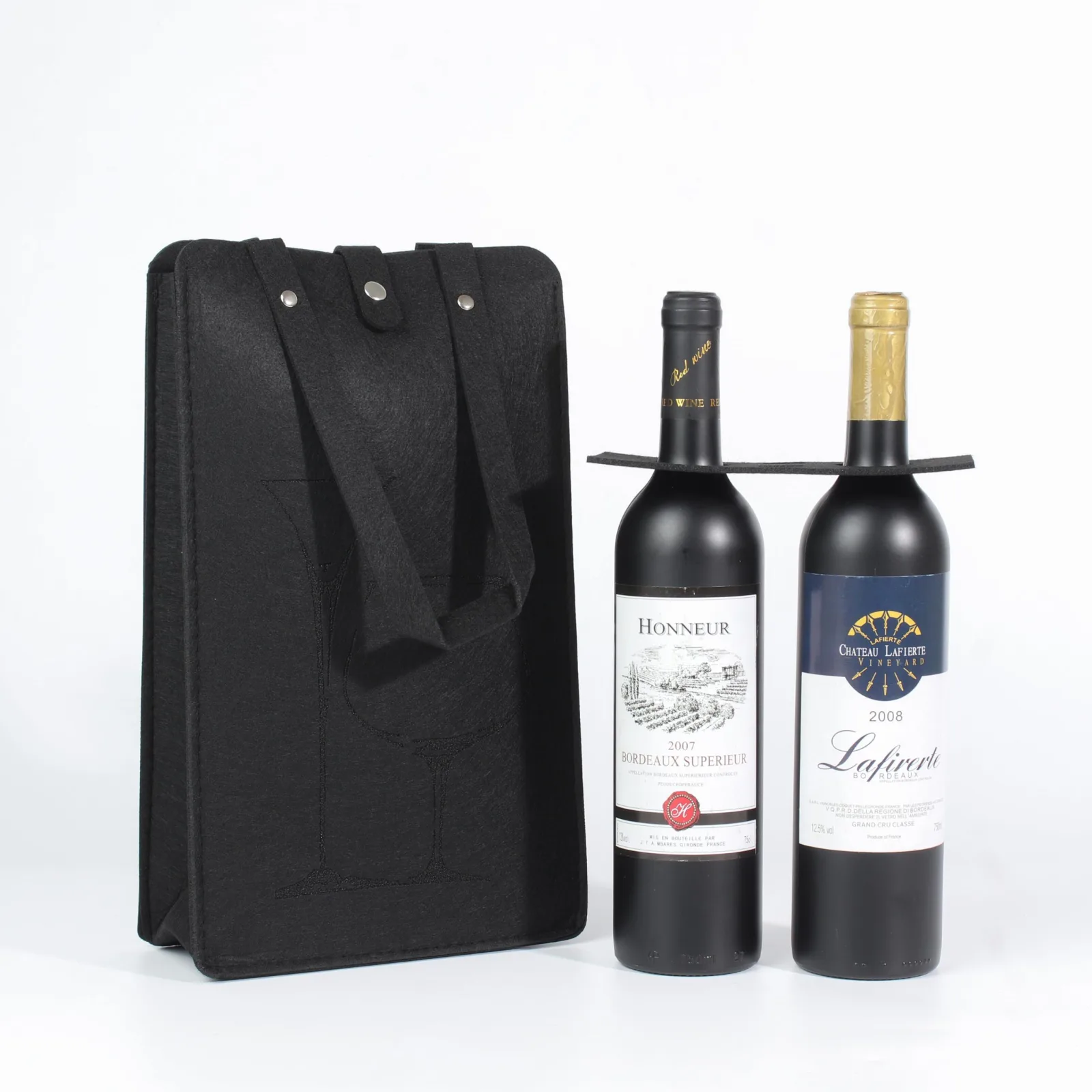Premium Felt Wine Bags with Handles 5
